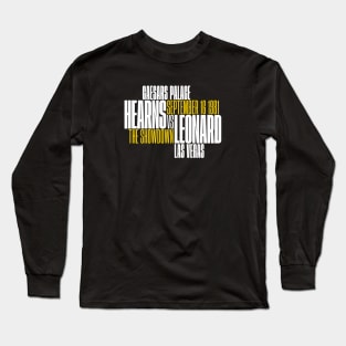 Hearns vs Leonard / 2 Long Sleeve T-Shirt